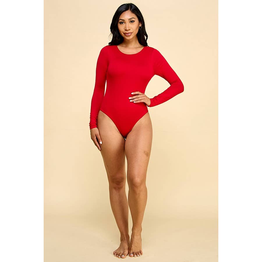 Faith Apparel: CREW NECK WHITE BODYSUIT