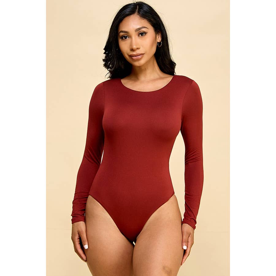 Faith Apparel: CREW NECK WHITE BODYSUIT