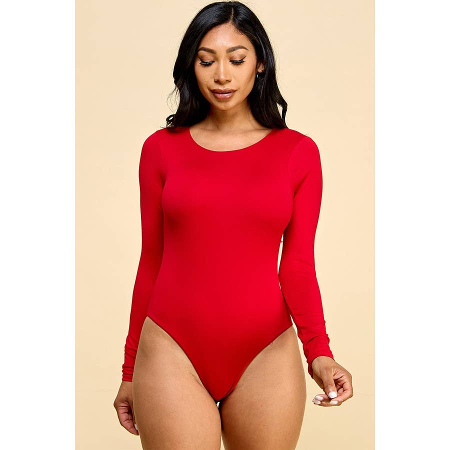 Faith Apparel: CREW NECK WHITE BODYSUIT