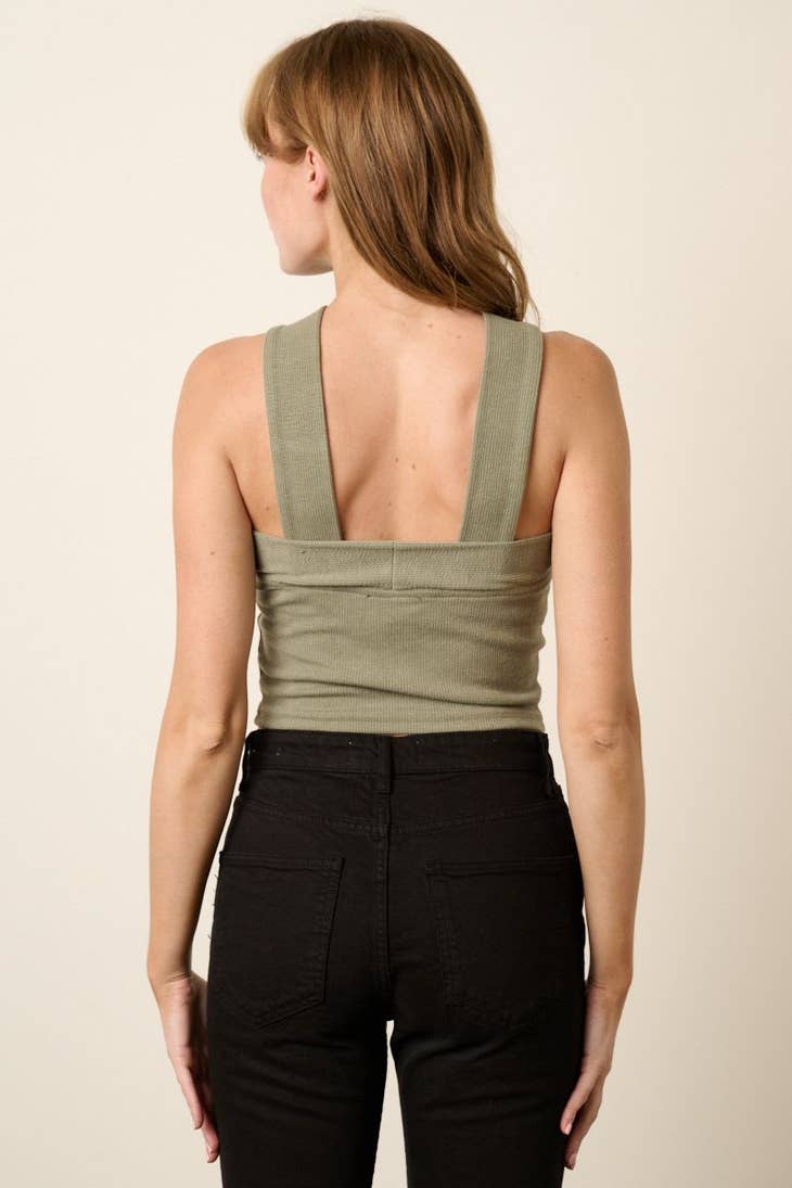 IWT Brands - Olive Cross Top