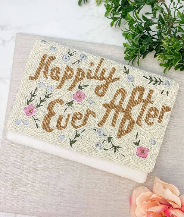 'Happily Ever After' Beaded Crossbody/Clutch