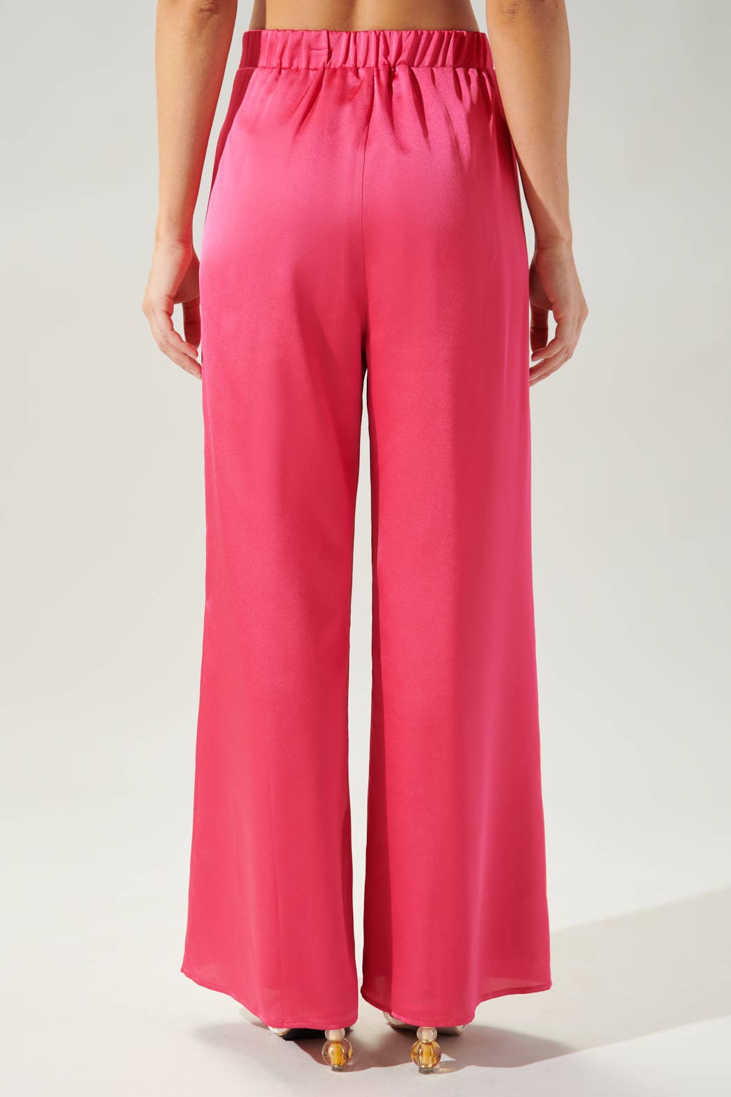 Sugarlips - Chateau Satin Free Spirit Wide Leg Pants