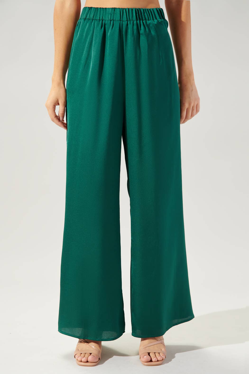 Sugarlips - Chateau Satin Free Spirit Wide Leg Pants