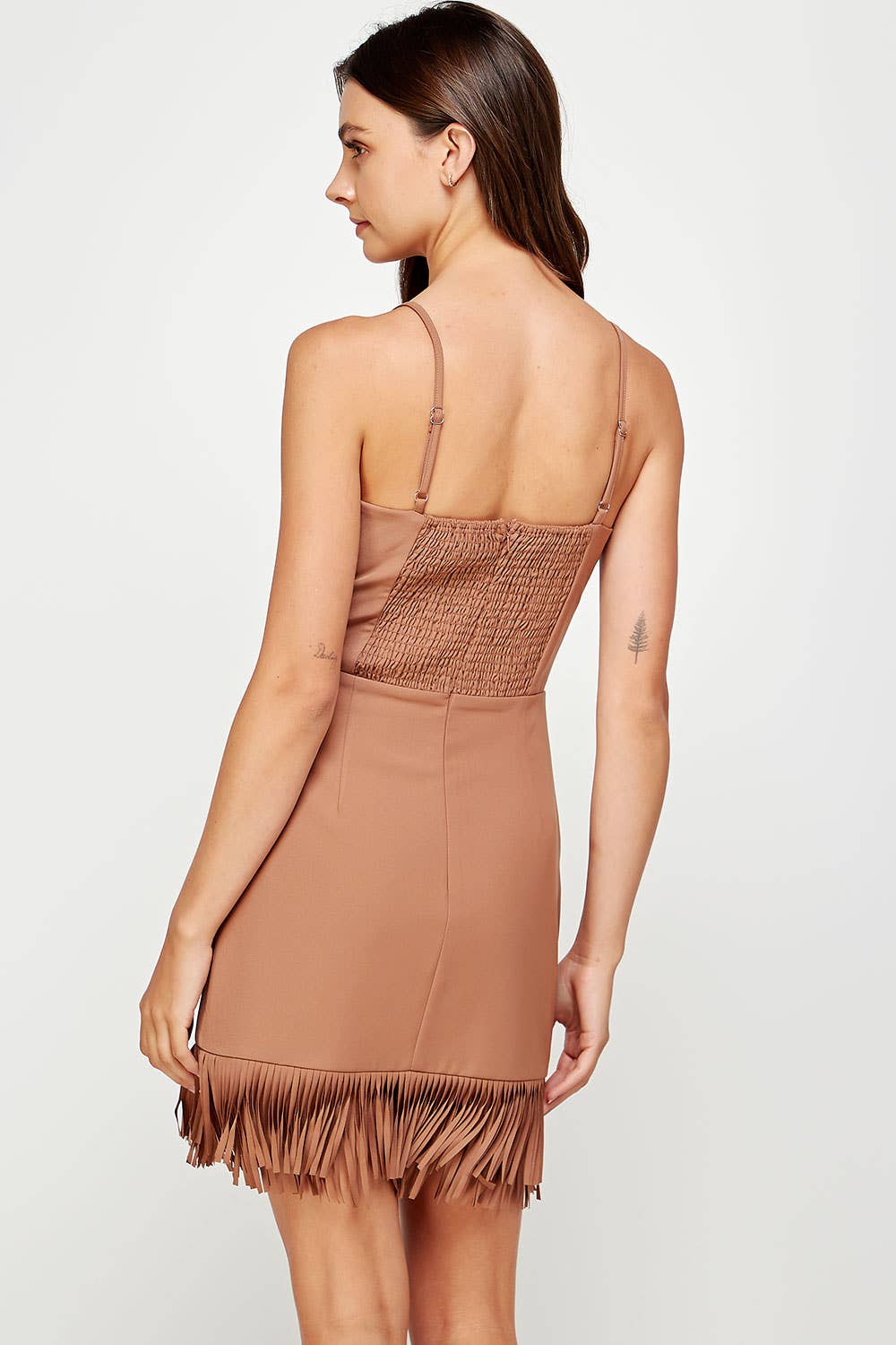 Strut & Bolt - Fringe Detail Sleeveless Dress