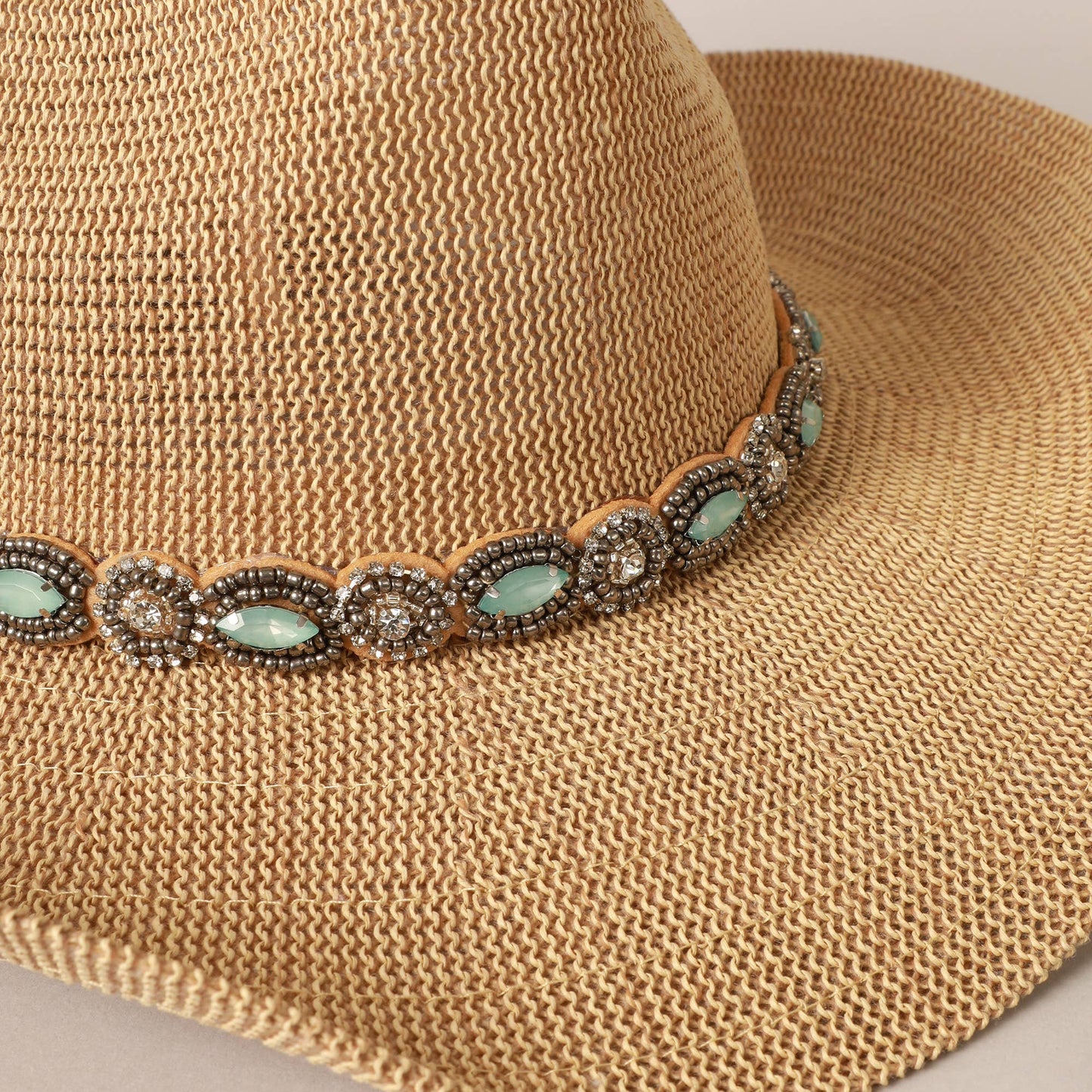 Fashion City - Durango Cowboy Hat with Jeweled Belt