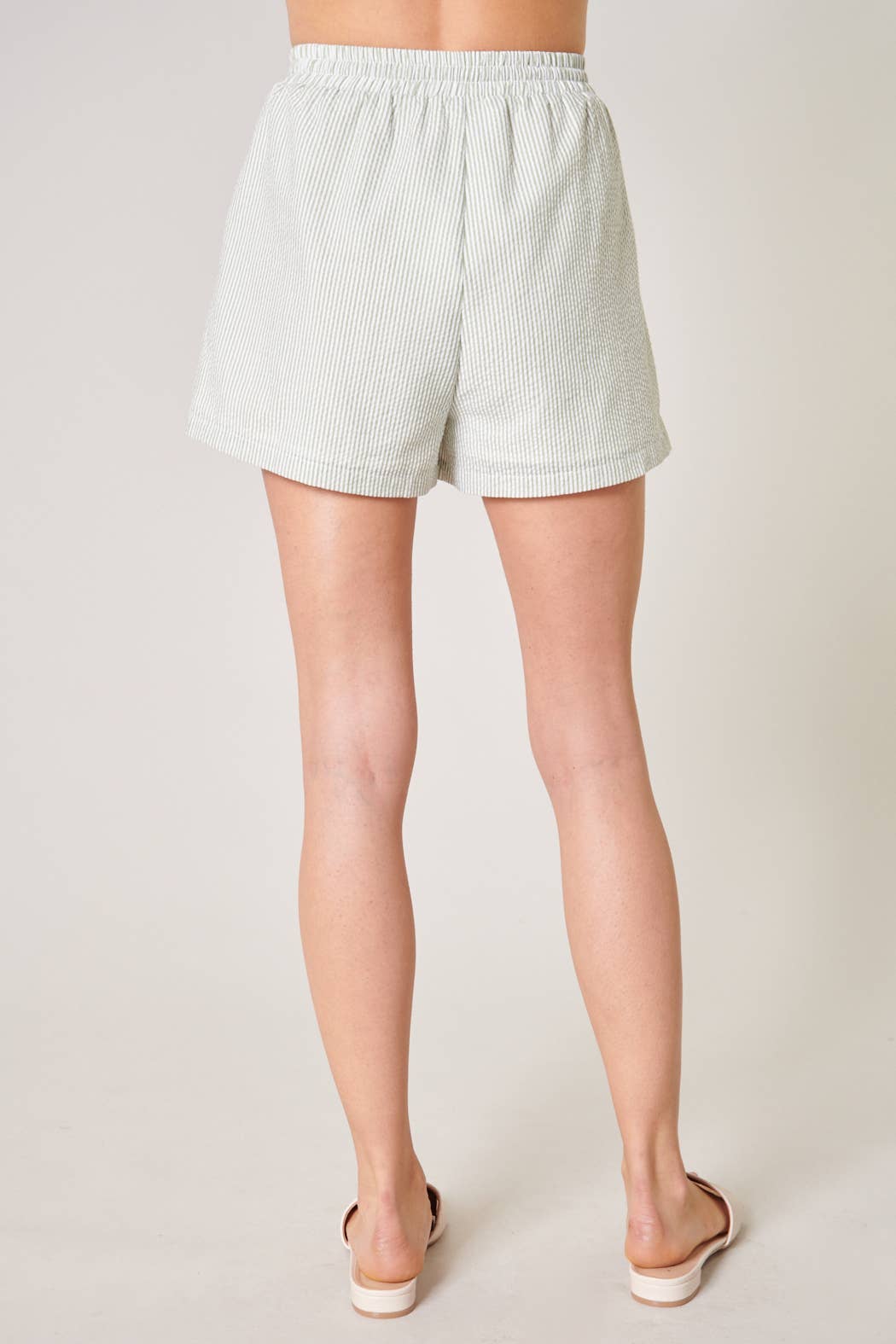 Sugarlips - Taliya Seersucker Drawstring Shorts