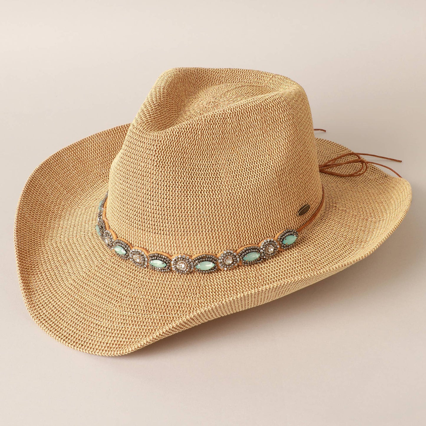 Fashion City - Durango Cowboy Hat with Jeweled Belt