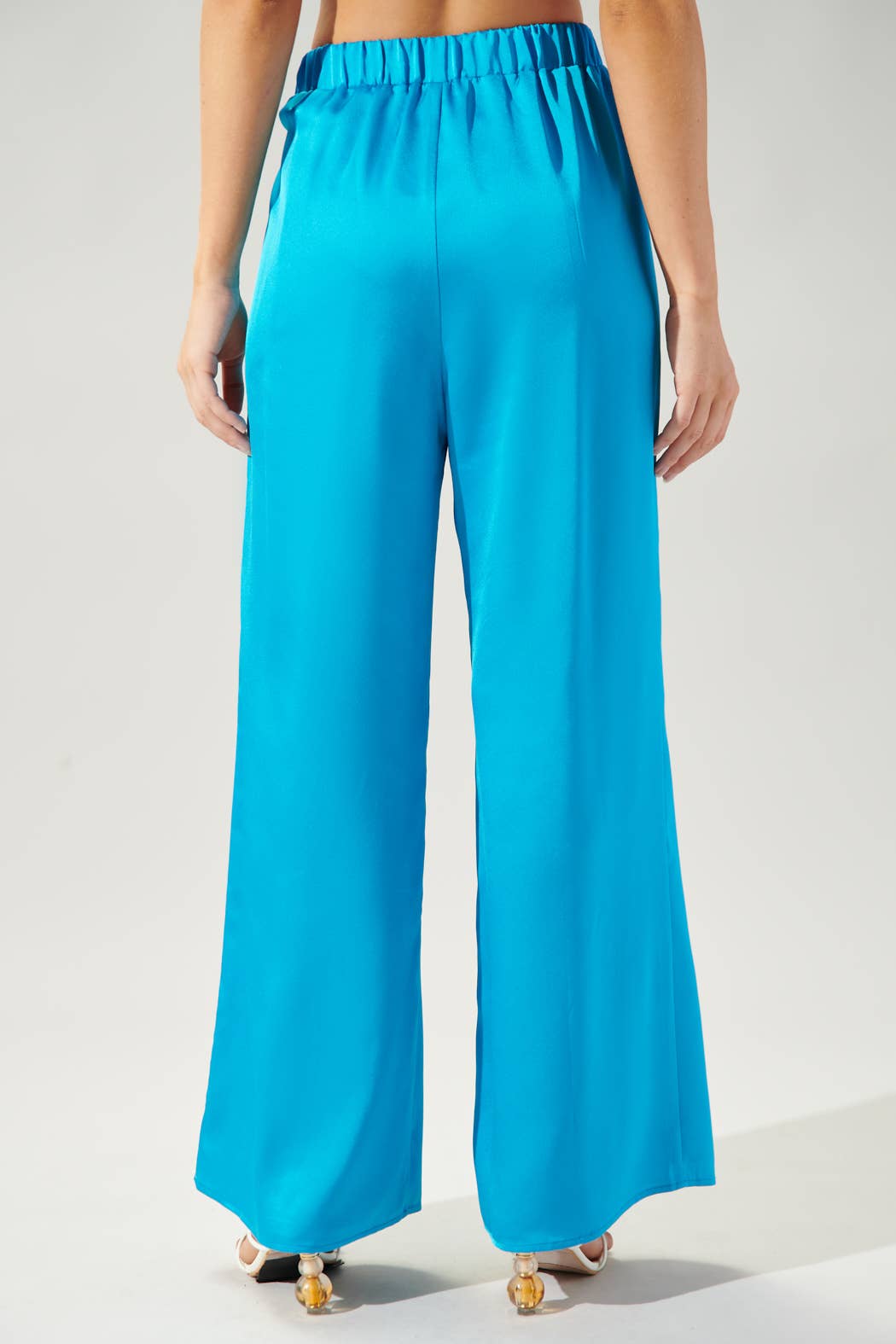 Sugarlips - Chateau Satin Free Spirit Wide Leg Pants