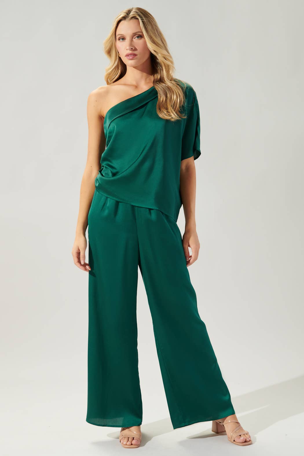 Sugarlips - Chateau Satin Free Spirit Wide Leg Pants