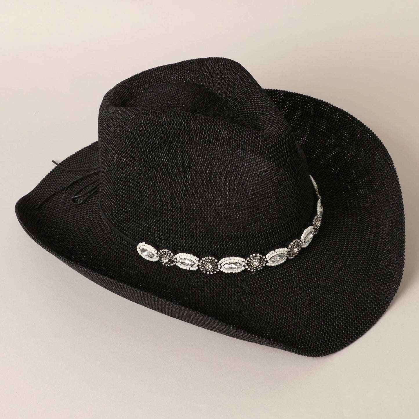 Fashion City - Durango Cowboy Hat with Jeweled Belt