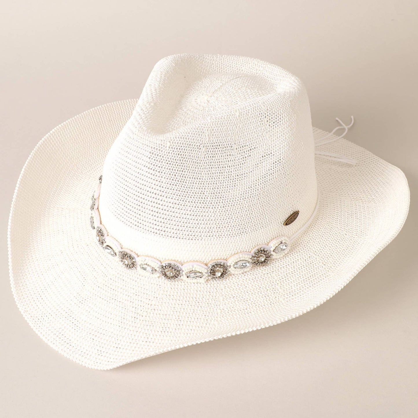 Fashion City - Durango Cowboy Hat with Jeweled Belt