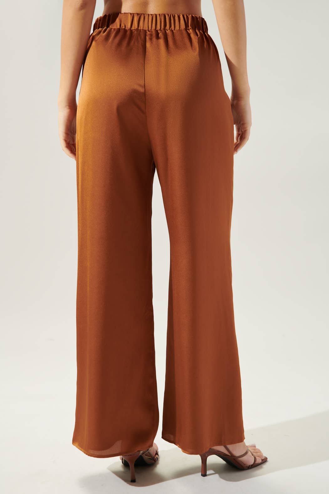 Sugarlips - Chateau Satin Free Spirit Wide Leg Pants