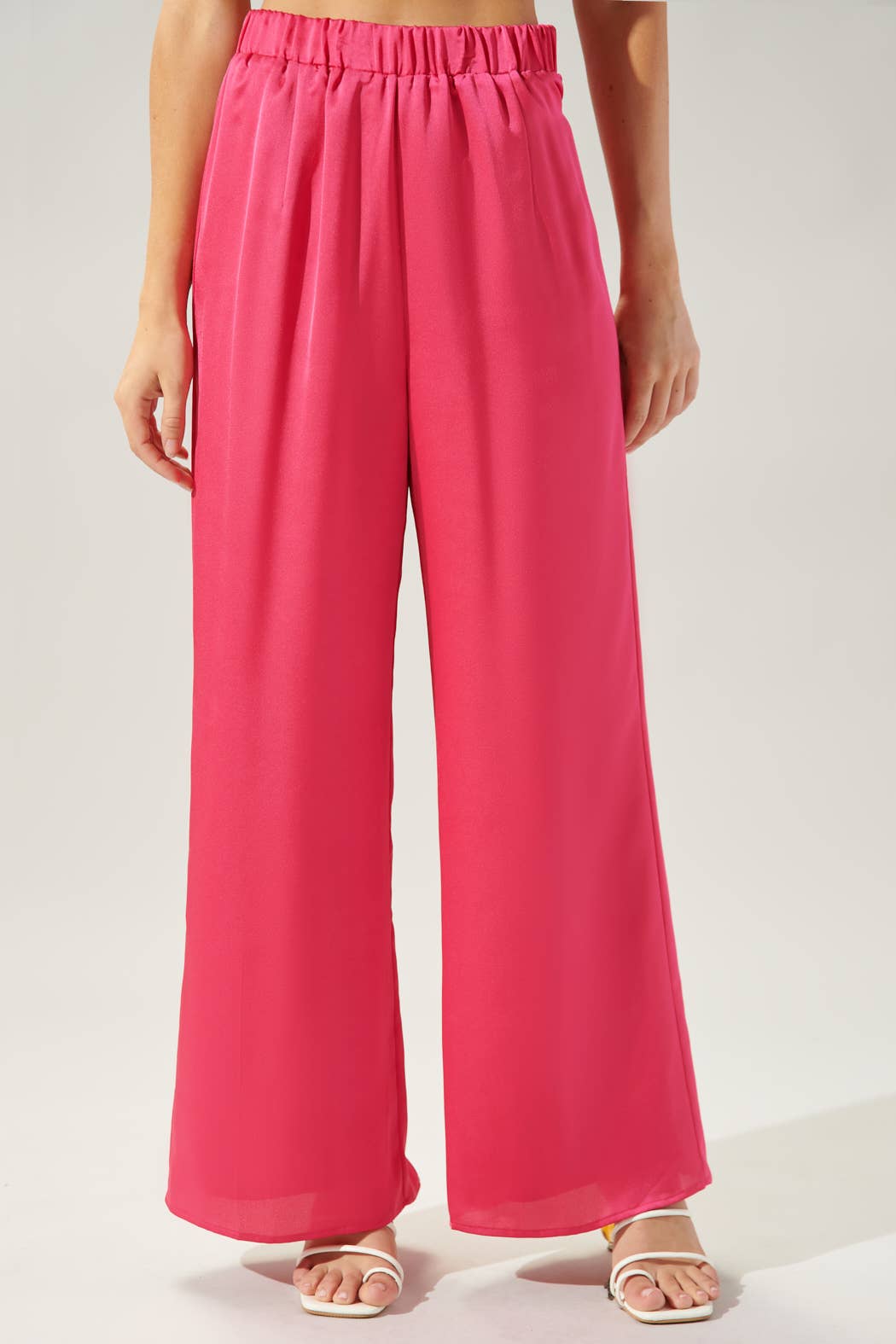 Sugarlips - Chateau Satin Free Spirit Wide Leg Pants