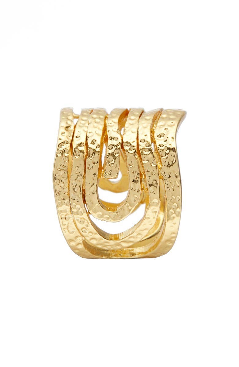 Swirling Ring: Gold