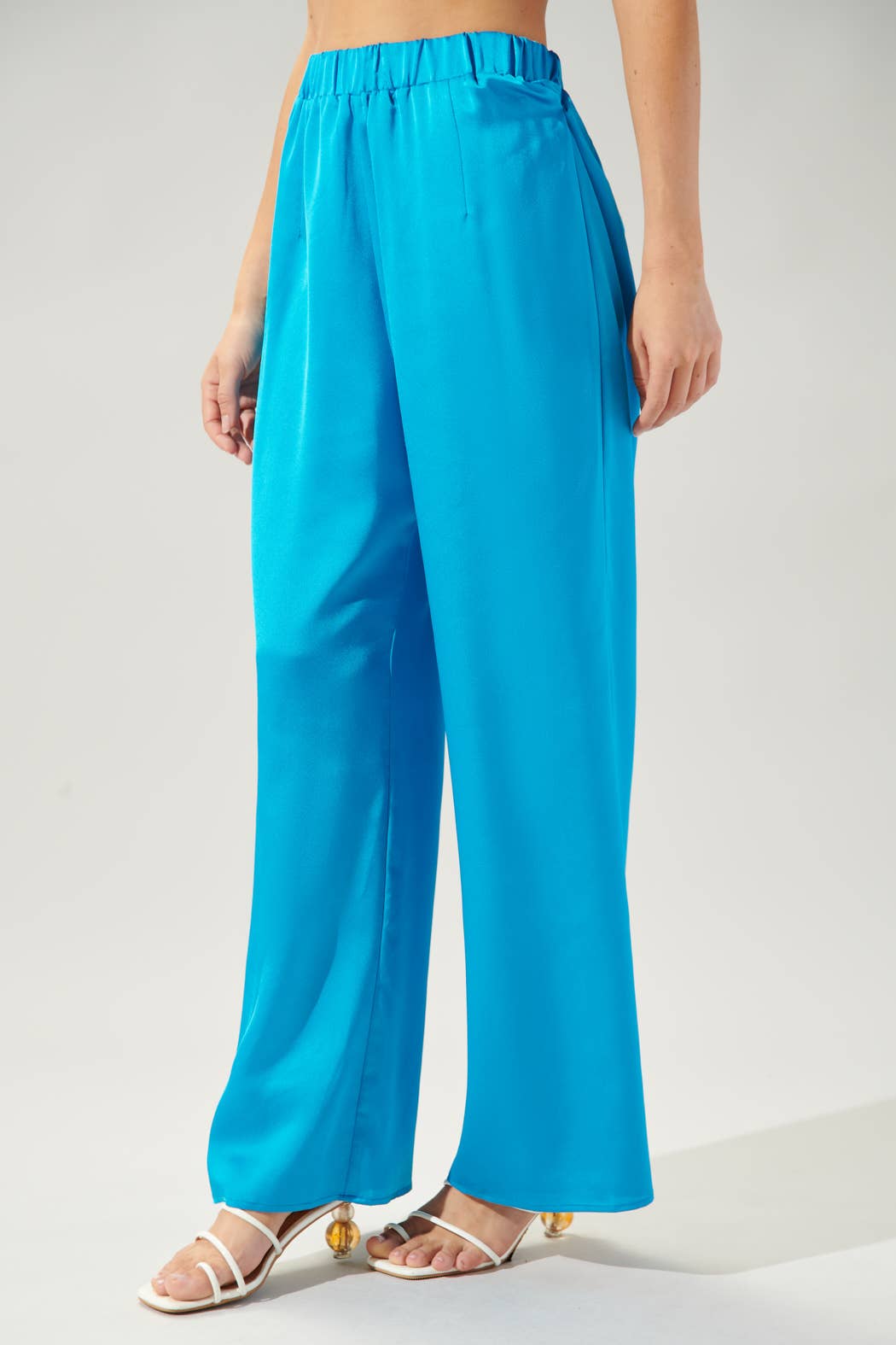 Sugarlips - Chateau Satin Free Spirit Wide Leg Pants