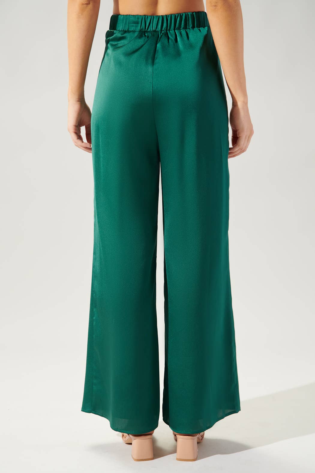 Sugarlips - Chateau Satin Free Spirit Wide Leg Pants