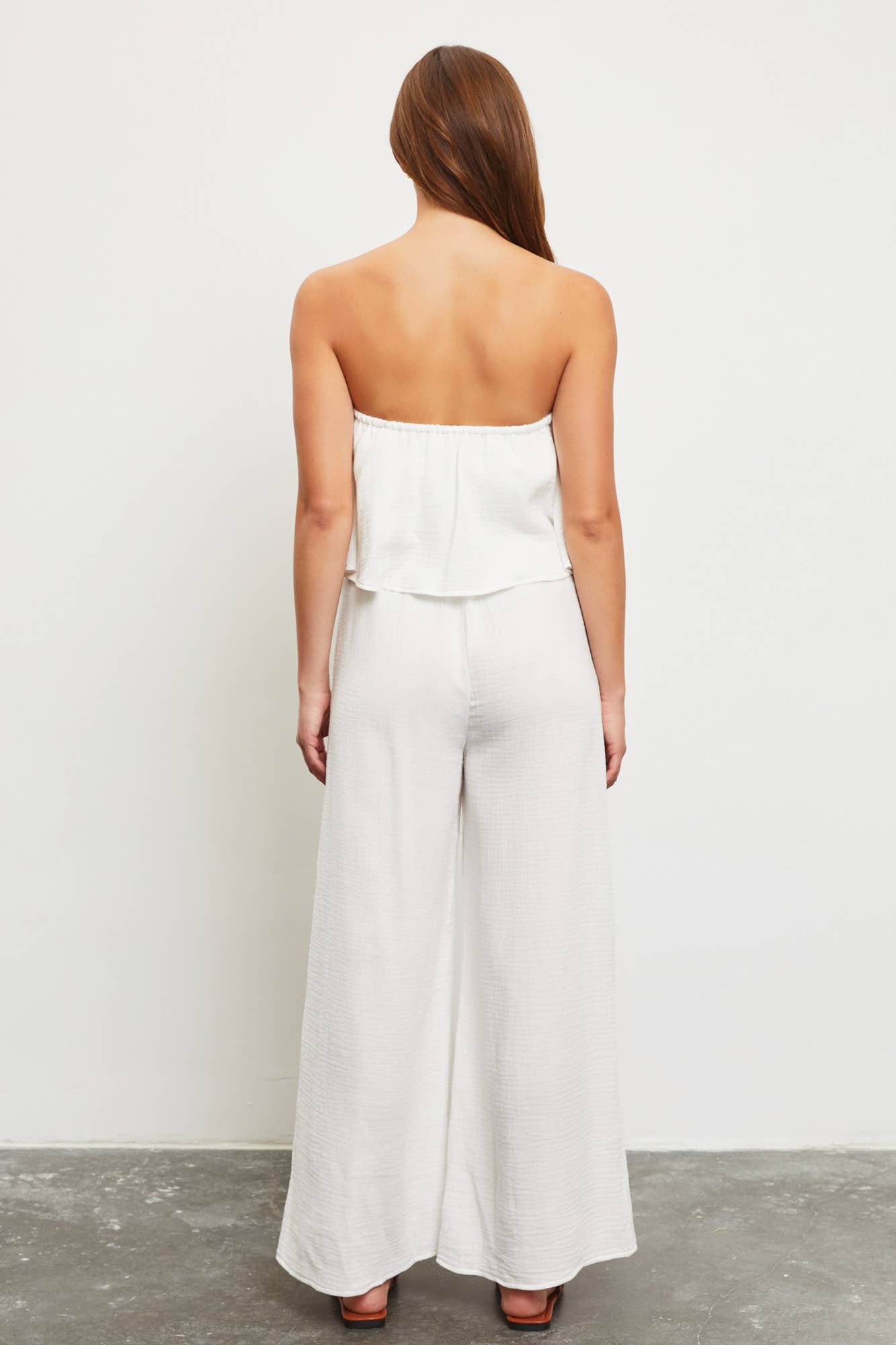 Mustard Seed - WHITE TUBE JUMPSUIT