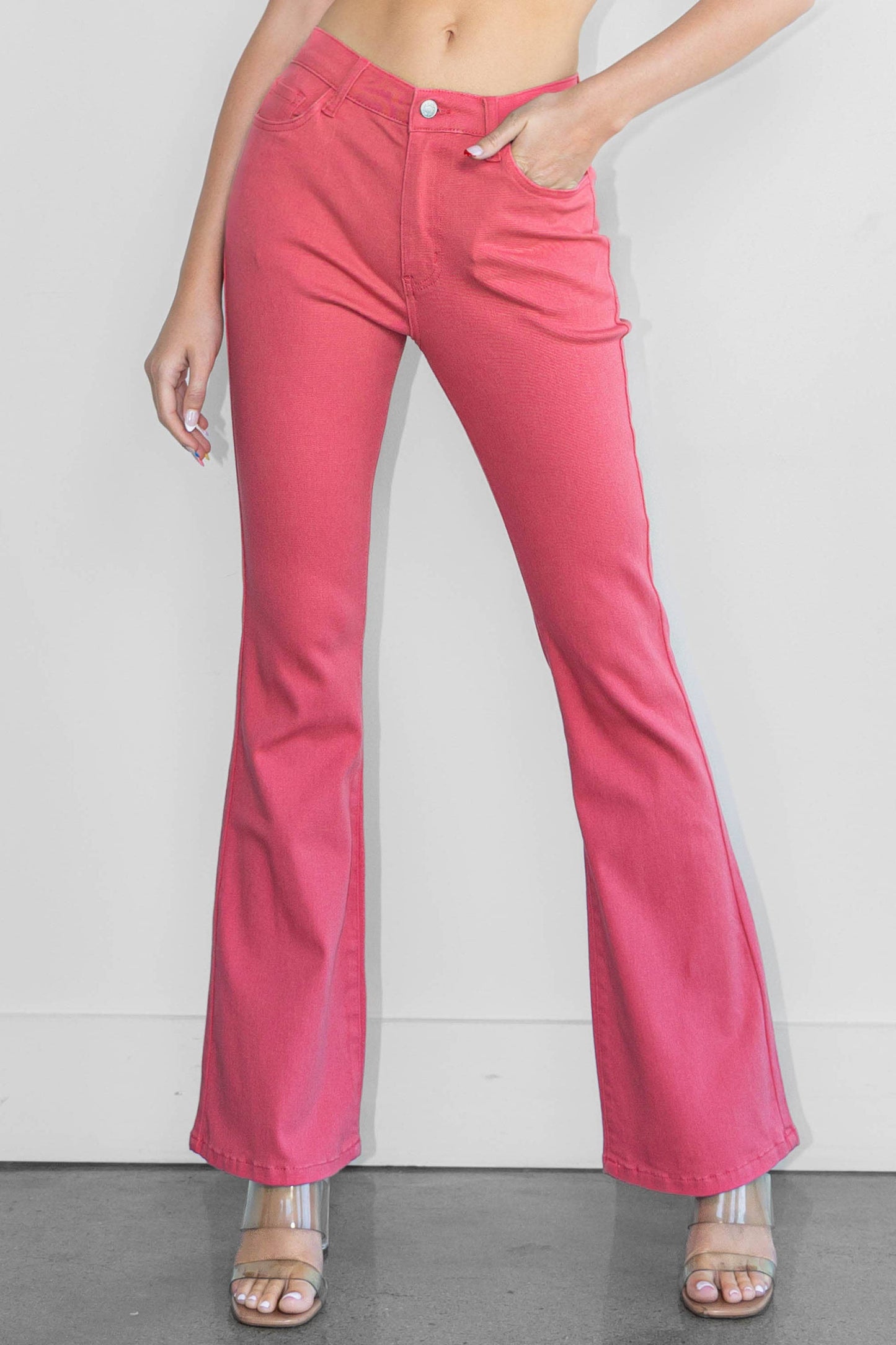 Vibrant M.i.U - Vibrant Colors Bootcut Jeans