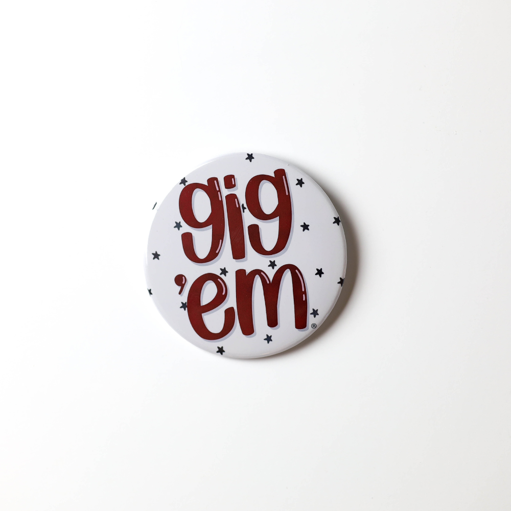 Tailgated Co. - TEXAS A&M Maroon Game Day Tailgate Buttons | Game Day Pins