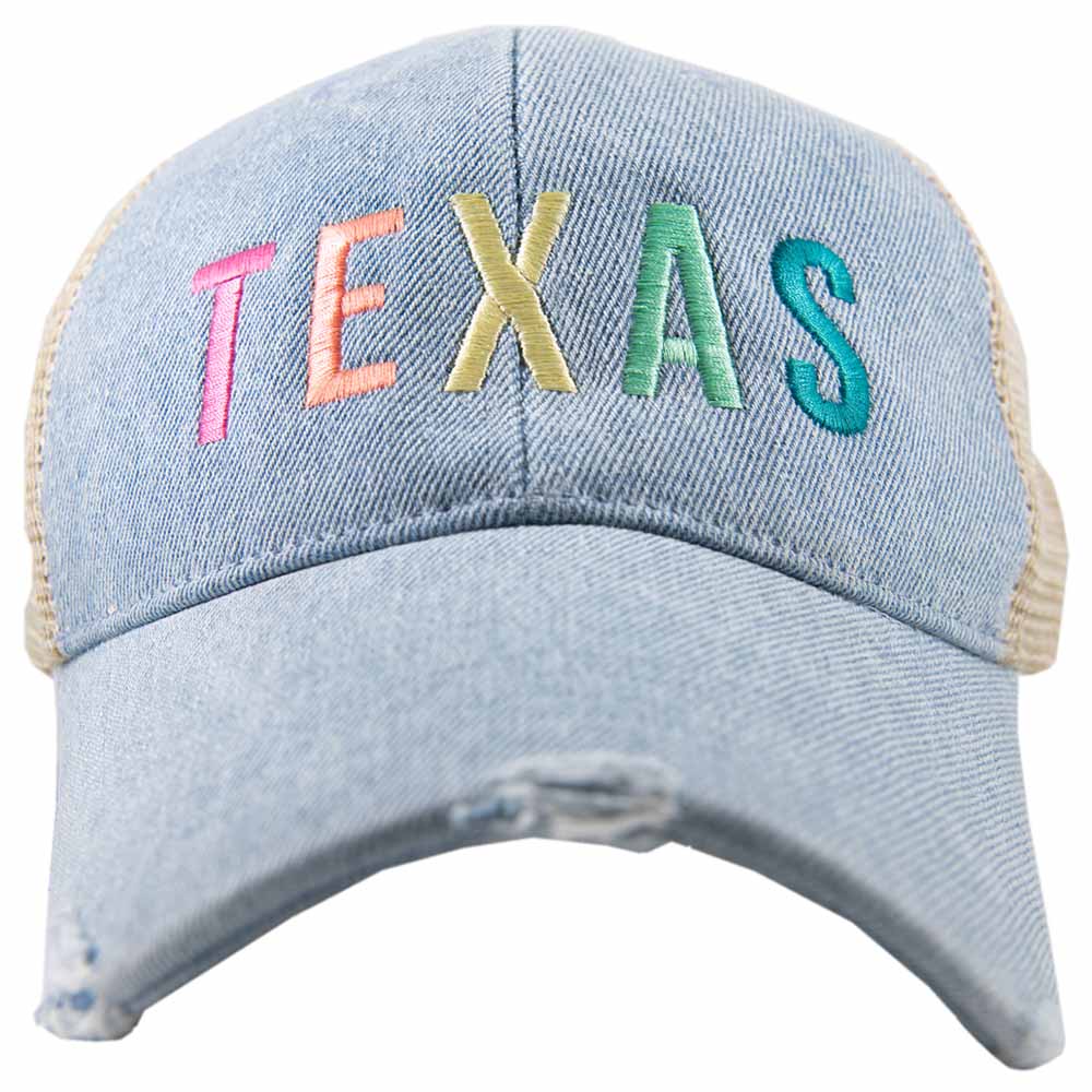 Katydid - Texas (Multicolored) Denim Trucker Hat