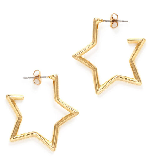 Amano Studio - Star Hoop Earrings