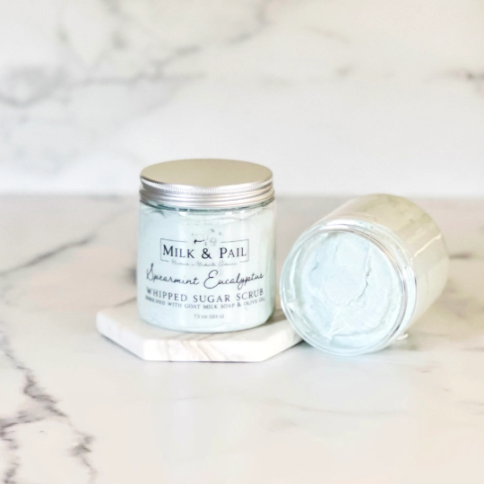 Milk & Pail - Spearmint Eucalyptus Whipped Sugar Scrub