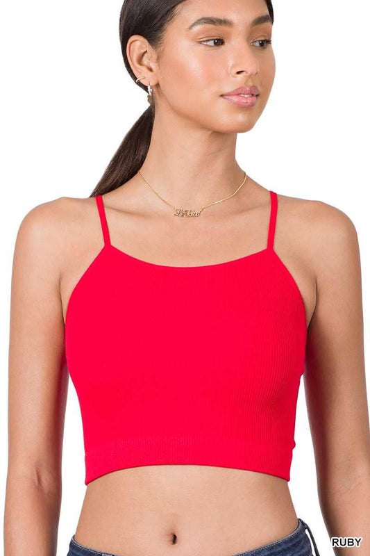 Vanilla Monkey - Ruby Ribbed Seamless Cropped Cami