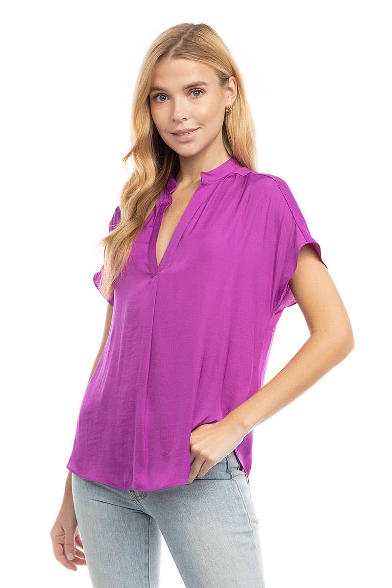 Naked Zebra - Viola Drop Shoulder Regular Blouse